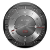 Metallic clock widget APK