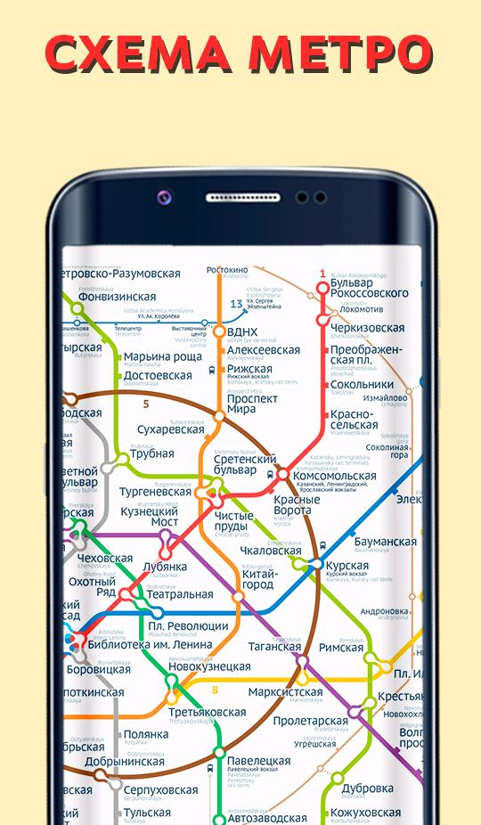 Apps para usar en Rusia Metro map, Yandex, App
