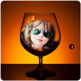 Wine Glass Photo Frame icon