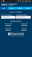 EXFO Ethernet Calculator الملصق
