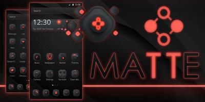 Matte Black &amp; Red capture d'écran 3