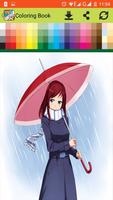 صور تلوين انمي ياباني poster