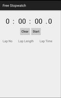 Free Stopwatch পোস্টার
