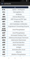 Lab Results تصوير الشاشة 1