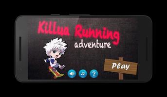 Poster Running Killua Adventure