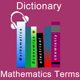 Mathematics Terms Dictionary-icoon