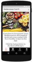 Mediterranean Food Recipes plakat