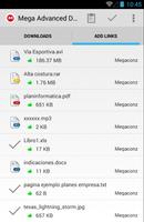 Advanced Downloader for Mega স্ক্রিনশট 1