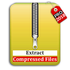 Compressed files extractor 2018 icône