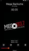 Radio Mega 103.7 - Bariloche Affiche