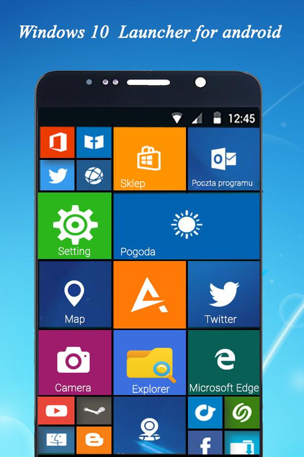 Win 10 Metro launcher APK voor Android Download