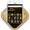 Gold Launcher : Gold Theme & Icon Pack, Wallpaper