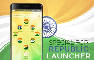 India Republic day Theme - India Republic Launcher capture d'écran 2