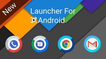 Launcher for Android O 8.0 - Oreo Launcher Affiche