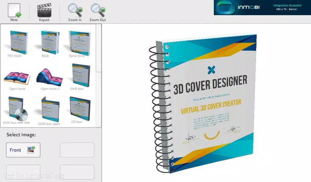3D Cover Maker - Book, CD, Box APK per Android Download