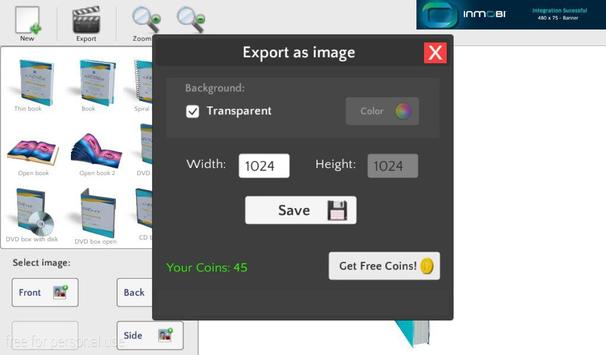 3d cover maker book cd box apk download free photography app