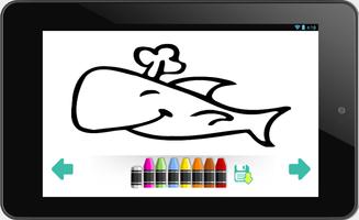 Kids Coloring Sea Animals screenshot 1