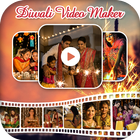 Diwali Photo Video Maker with Music icône