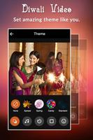 Diwali Photo Video Maker with Music ảnh chụp màn hình 1