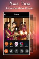 Diwali Photo Video Maker with Music تصوير الشاشة 1