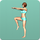 Aerobics workout at home أيقونة