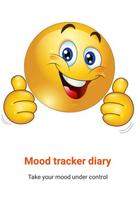 Mood diary tracker poster