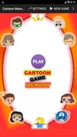 Cartoon Memory Game plakat