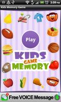Kids Memory Game Affiche