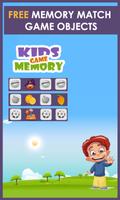 Memory Game for Kids پوسٹر