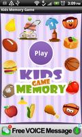 Game Kids Memory Game Affiche