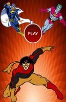 Poster Heroes Memory - quiz game