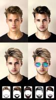 Man Hairstyle Photo Editor - Beard Man Mustache captura de pantalla 1