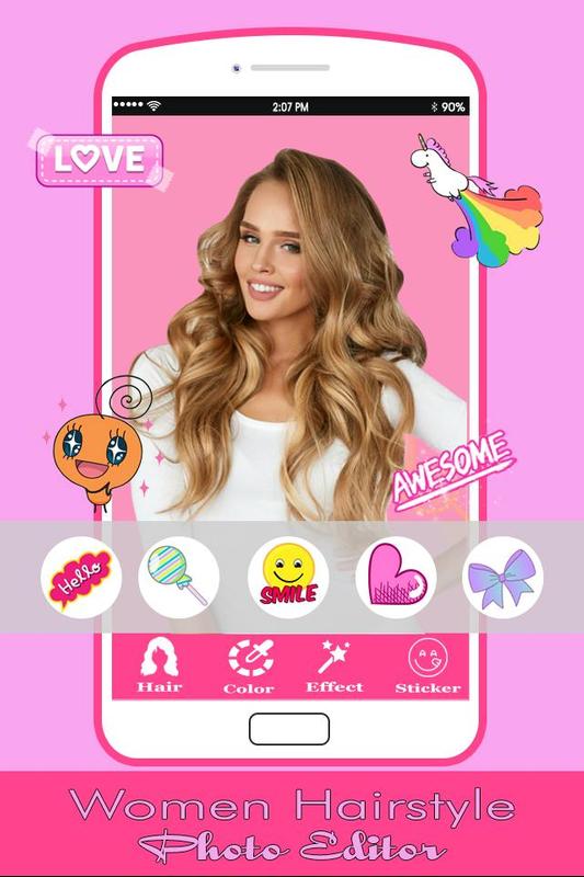 Woman Hair Styles Photo Editor : Women Hair Styles for 