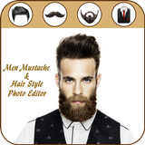 Man Mustache Hair Style : Stylish Man Photo Editor icon