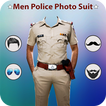 Man Mustache Police Photo Suit : Police Photo Suit