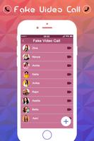 Girl Video Calling Fake : Fake Video Call Affiche