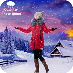 Snowfall Photo Editor : Snowfall Photo Frame