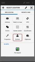 Contacts for Locus Map screenshot 1