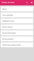 Frases de amor capture d'écran 1