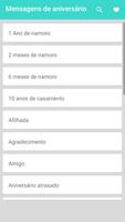 برنامه‌نما Mensagem de Aniversário عکس از صفحه