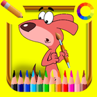 Coloring Cartoon Rat A Tat icône