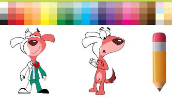 Coloring Cartoon Rat A Tat 海报