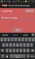 Phone Silent Messenger تصوير الشاشة 1