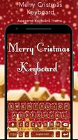 Merry Christmas Keyboard poster