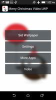 Merry Christmas Video LWP capture d'écran 3