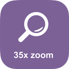 Magnifier Pro 35x Zoom Pocket Glasses 아이콘