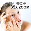 Mirror 35x Zoom for Contact Lenses and Makeup