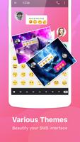 Panda SMS：Free Emoji & Text imagem de tela 1