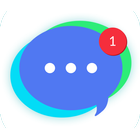 Messenger Messenger Lite: Notifly Bubble Messaging أيقونة