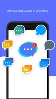 Messenger Messenger Lite: Notifly Bubble Messaging الملصق